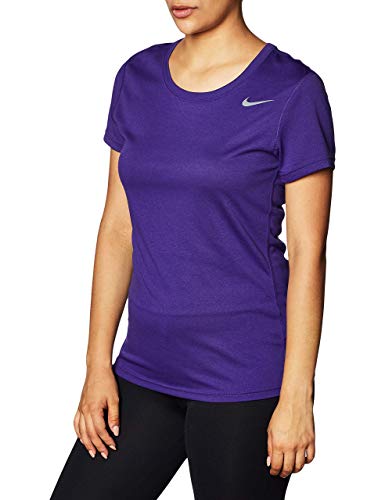 Nike Women's DriFit Legend Short Sleeve TShirt, (X-Large, Purple)