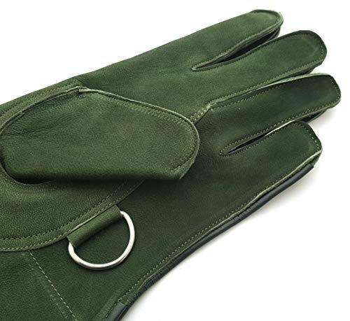 Gants de fauconnerie en cuir de cerf véritable de qualité supérieure - 3