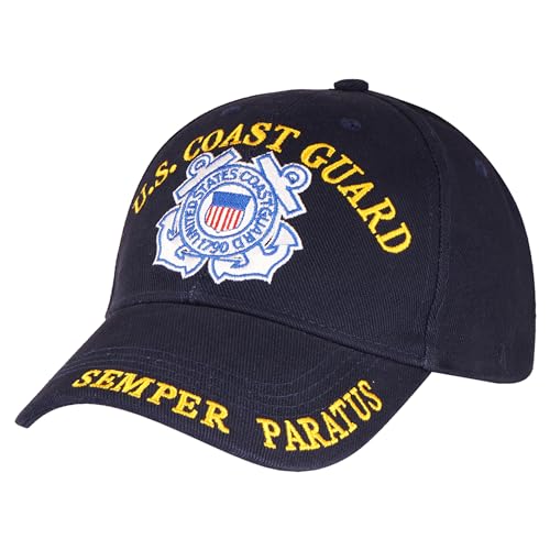 United States Coast Guard Gorra Militar Ajustable Algodón miniatura 1