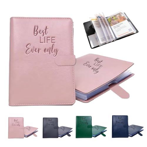 Tract Holder Folder Ministry Mini Field Service Organizer Leather Tract Holder, Magazine Holders, Jehovahs Witnesses Gifts Pioneer Gift Supplies (Pink)