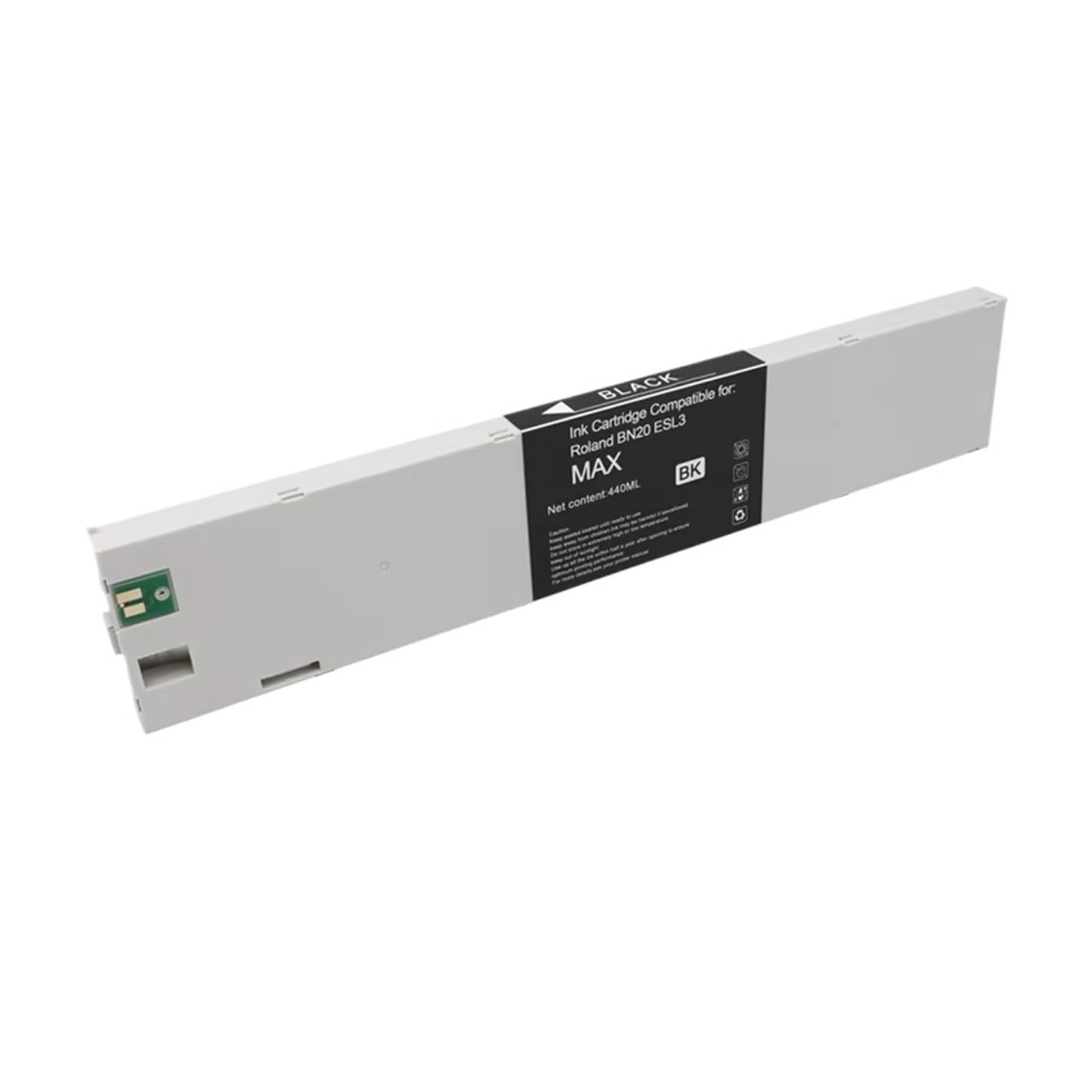 Generico Compatibile con Roland RA-640 RS-640 ECO-SOL MAX Ink | Cartuccia d'inchiostro sostitutiva da 440 ml RS-540 XJ-740 XJ-640 XC-540 XC-540W VS-640 VS-540(MAX3--BK)