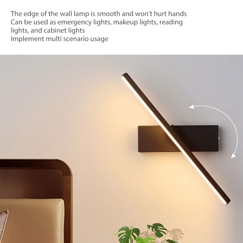 Lámpara de pared LED con luz blanca cálida y rotación 360° miniatura 3