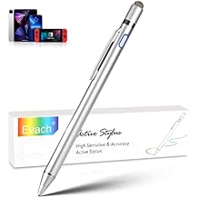Stylus for Samsung Galaxy S26/S25/S24/S23 Pencil - Fine Tip Digital Pen with Magnetic Fabric Cap 2 in 1 Sensitive,Good for Writing and Drawing,High-Precision,Grey