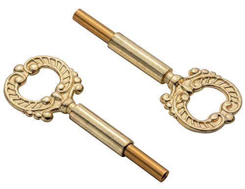 Qc 2 Pack Lamp Switch Turn Knobs，Fan & Light Socket On/Off Replacement Knob Keys With Extension,Brass Finish #TOP1