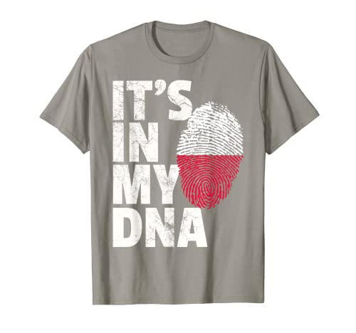 IT'S IN MY DNA Polish Poland Flag Official Pride Gift Home Camiseta