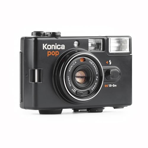 Konica Pop 35mm Film Camera with Hexanon 36mm f/4 Lens