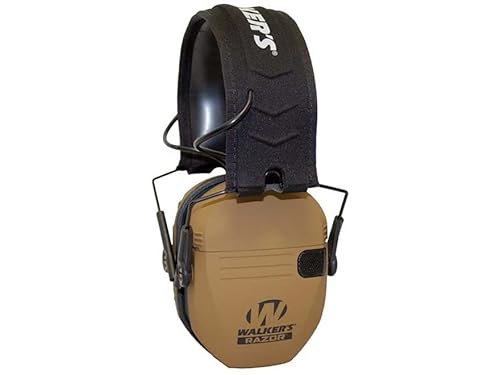 Walker's Razor Slim Electronic MUFF - Battle Brown, One Size, (GWP-RSEM-BB) - Image 5