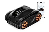 iGarden Robotic Pool Cleaner K Series, Cordless Pool Vacuum Robot for Inground & Above Ground Pools, Smart Navigation, Touchscreen, Self-Parking, Cleans Floor, Wall & Waterline, 220 Min