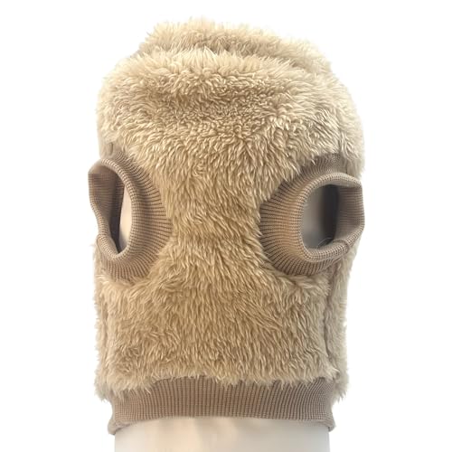 CareCooo Hundepullover für Kleine Hunde, Fleece Warm Hundekleidung mit D-Ring, Weihnachtspullover für Chihuahua und Dackel (Braun, S)