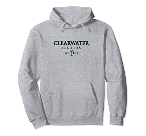 Clearwater Florida Palm Tree Surf Beach Gift Tee Pullover Hoodie