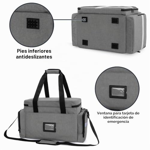 Bolsa de enfermería Trunab con fondo antideslizante para evitar caídas de material médico 4