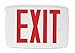 Exit Sign, 0.62W, Red, 1 or 2 Faces