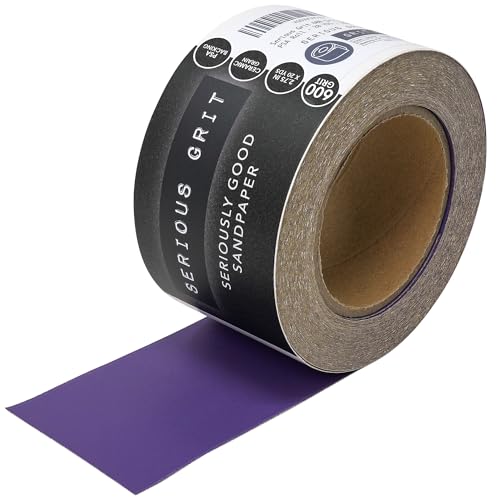 Serious Grit - P600 Grit Ceramic Adhesive Sandpaper Roll - 2.75" x 20 Yard
