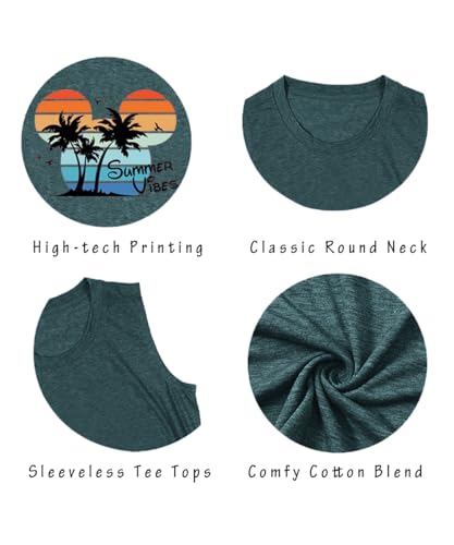 Image of Vacay Mode T Shirts for Women Summer Beach Hawaii Vacation Short Sleeve Tops Holiday Cruise Getaway T Shirts