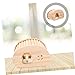 SUPVOX Wooden Hamster Hideaway Hut Natural Pet Nest for Sleeping and Play Safe and Design for Hamsters Gerbils and Mice Promotes Agility and Health