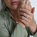 Imagen de Silverly Anillo Envolvente Lágrima Abullonada Plata Esterlina Mujer