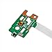 Zahara Power Switch Button Board with Ribbon Cable Replacement for HP Pavilion 14-N DA0U83PB6E0 15-N 732076-001 15-F 776780-001 15-f023wm 15-f024wm 15-f027ca 15-f033wm 15-f039wm 15-f048ca 15-f059wm