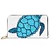 Produktbild JHGFG Mode Handtasche Reißverschluss Brieftasche Meeresschildkröte Line Art Style Hand Telefon Clutch Geldbörse Abendkupplung Blocking Leder Brieftasche Multi Card Organizer