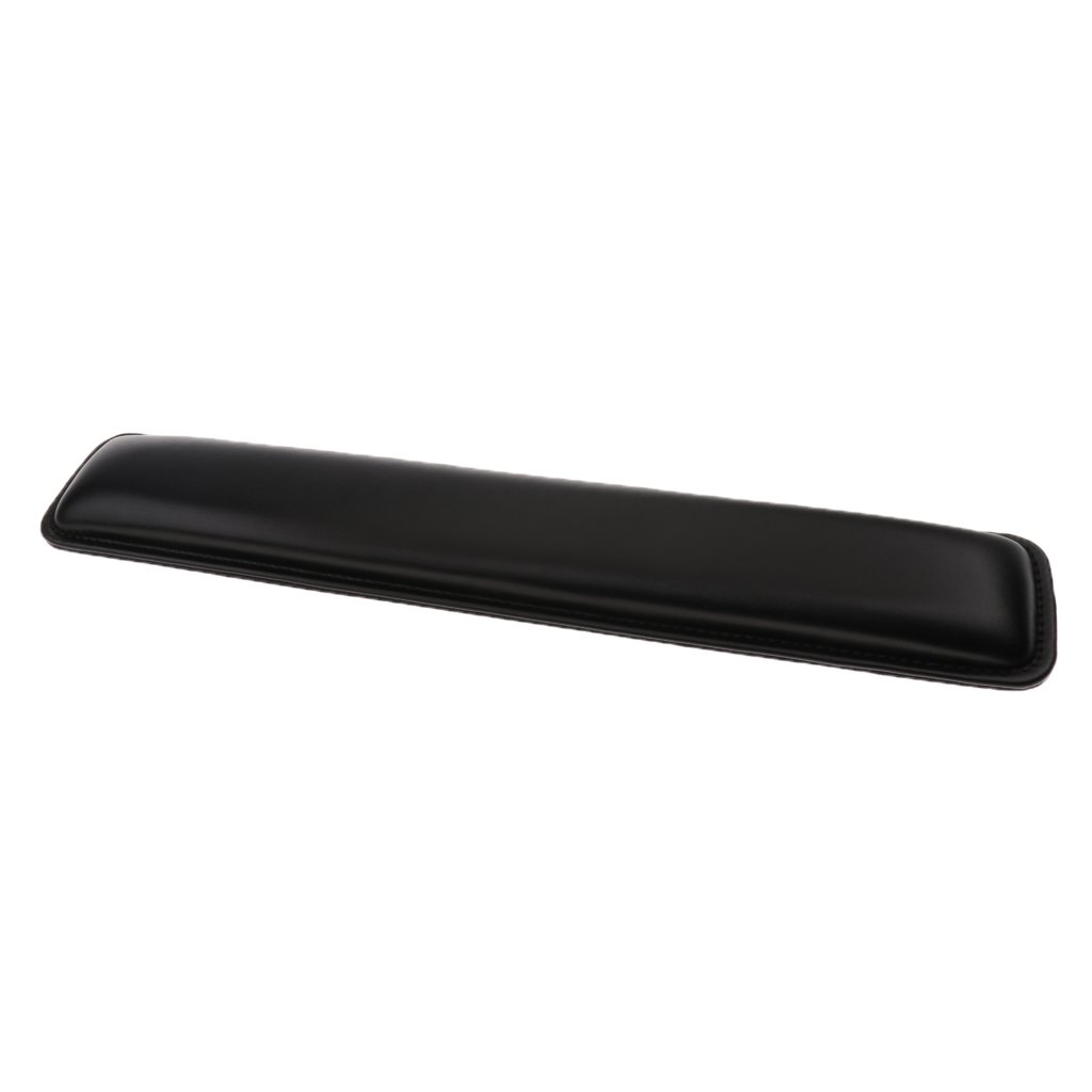 5 Set PU Tastatur-Handgelenkauflage, Handflächenstütze/Handgelenkpolster, 370 x 85 x 28 mm