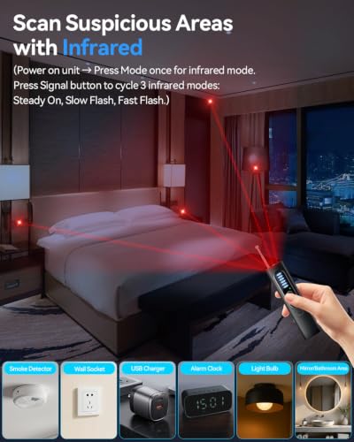 5-in-1 Anti-Spy Detector for Hidden Camera, Bug, GPS Tracker & RF Scanning - image 4