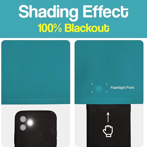 Image of FRESH FROM LOOM 9 ft Non-Ring Curtains | S-Wave Pleat | Premium Door Parda | Light Block Blackout Parde | Door Non-Ring Curtains | S-Wave Pleat (Teal | 9 Feet, 1pc Only)