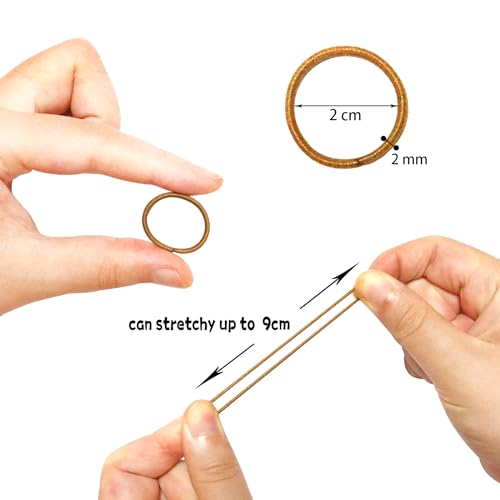 Image of 200PCS Small Hair Ties,No Crease,No Damage Baby Hair Ties