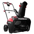 PowerSmart 21" Corded Snow Blower with LED Light, 15 Amp, 2100 RPM, 30 ft Throwing Distance