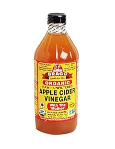 Bragg Organic Unfiltered Apple Cider Vinegar, Raw, 16 Ounce - 1 Pack
