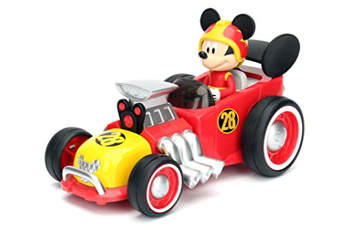 Jada Toys Disney Mickey Roadster Racer Rc Vehicle Red, Standard #TOP3