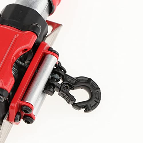Winch automático con cable de acero y control remoto para auto 1/10 miniatura 6