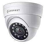 Amcrest 4MP UltraHD POE Security Camera, Outdoor IP Camera Eyeball Dome - IP67 Weatherproof, 98ft Night Vision, 118° FOV, Remote Live Viewing, 4-Megapixel (2688 TVL), IP4M-1055E (White)