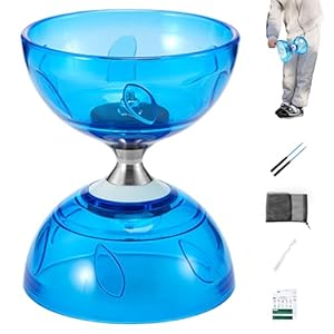 Whyzsjnclg Chinesisches Yoyo Diabolo Set Blau