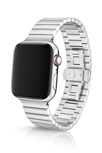Exclusive Special 45mm JUUK Revo Brushed Premium Watch Band Made for The Apple Watch, Using Surgical Grade 316L Solid Stainless Steel, with a 316L Solid Stainless Steel Butterfly deployant Buckle Greatest Product 45mm JUUK Revo Brushed Premium Watch Band Made for The Apple Watch, Using Surgical Grade 316L Solid Stainless Steel, with a 316L Solid Stainless Steel Butterfly deployant Buckle