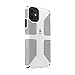 Speck iPhone 11 Case - Drop Protection, Raised Bumpers & Extra Grip Slim Design with Dual Layer Protective Cushion & Qi Wireless Charging Compatible - White, Black CandyShell Grip