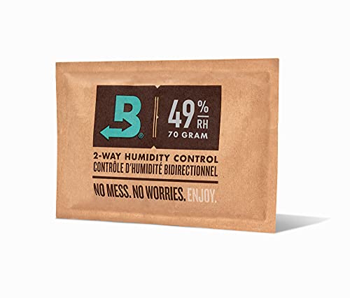 Boveda Wooden Music Instruments - 49% RH 2-Way Humidity Control - Size 70 For Wooden Instruments â€“ Protects All Wood Instruments For Optimal Sound â€“ Prevents Cracking & Warping Of Guitars â€“ 1 Count