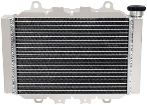 Aluminum Radiator for 2003-2006 Yamaha Kodiak 400/450 &2007-2010 Grizzly 400/450 YFM400 YFM450, 2 Row Radiators