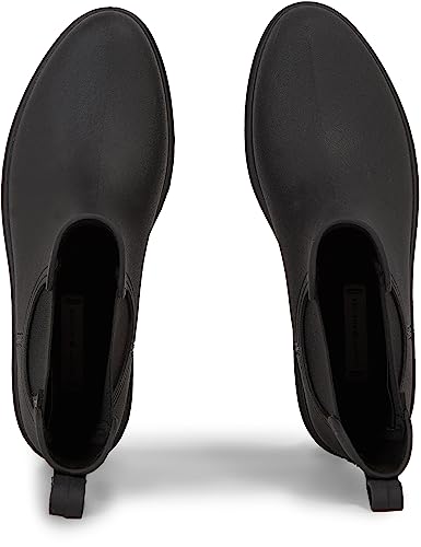 Tommy Hilfiger Damen Gummistiefel Halbhoch, Schwarz (Black), 36 – Ansicht 3