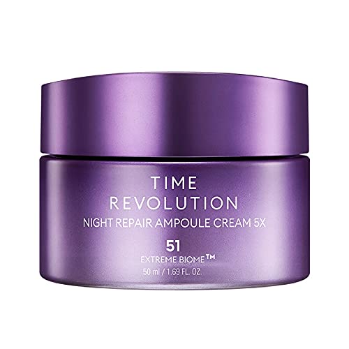 MISSHA-Time-Revolution-Night-Repair-Ampoule-Cream-5th-Gen-169-Fl-Oz-Triple-Fermented-Deep-Sleep-Night-Cream-Overnight-Care-for-Enhanced-Radiance-Korean-Skincare MISSHA Time Revolution Night Repair Ampoule Cream (5th Gen) 1.69 Fl Oz - Triple Fermented Deep-Sleep Night Cream - Overnight Care for Enhanced Radiance, Korean Skincare - Image 1