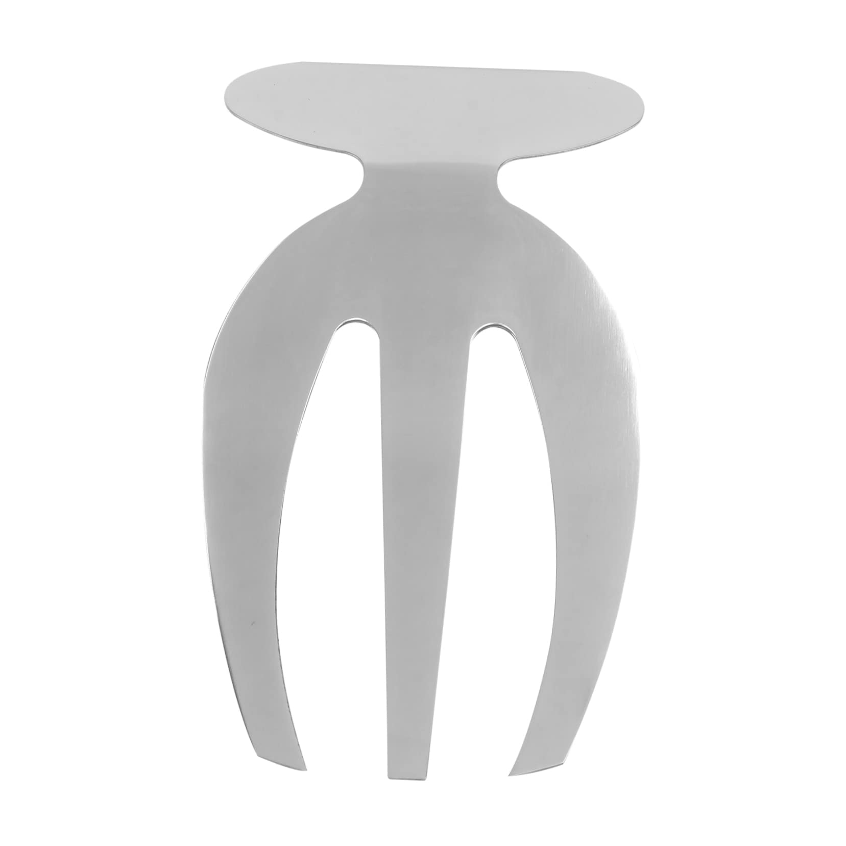 Unomor 1Pc Stainless Steel Salad Claw Hands Salad Server Kitchen Tool for Home Restaurant Parties Silver Finish Salad Utensils for Fruits Vegetables