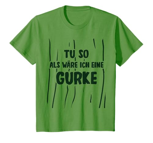 Gurke Kostüm Lustige Verkleidung T-Shirt
