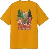 [ザ・ノース・フェイス] 半袖 カットソー Tシャツ S/S Yosemite Falls Tee サミットゴールド M