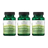 Swanson Ultimate Probiotic Formula Digestive Health Immune System Support 66 Billion CFU Prebiotic NutraFlora scFOS 30 DRcaps Veggie Capsules (Caps) (3 Pack)