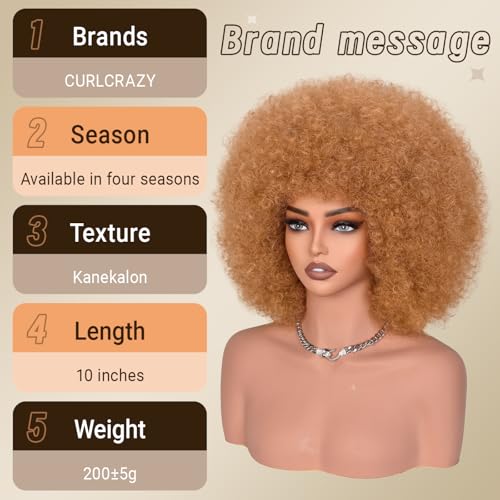 Perruque afro moelleuse pour changer de look sans effort