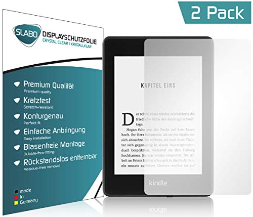 Slabo 2 x Pellicola Protettiva per Display per Kindle Paperwhite 2018 (10. Generation) Protezione Display Crystal Clear Invisibile Made in Germany - Image 3