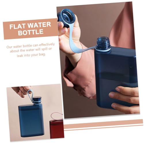 Botella de agua plana con formato compacto para evitar derrames Gatuida 6