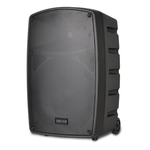 Farfisa | Cassa Acustica Wireless Trolley Da 100W Con 2 Microfoni Senza Filo, 40X60X36 Cm