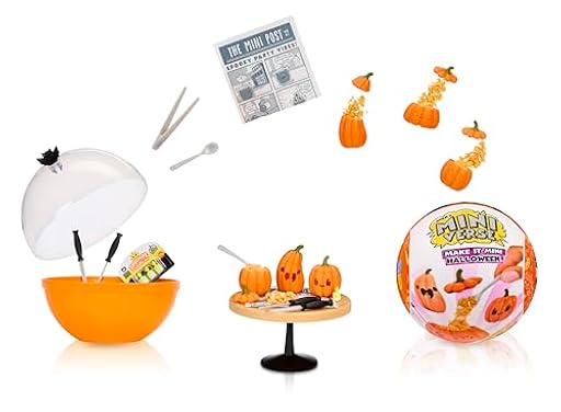 MGA´s Miniverse Make It Mini Halloween 2025- Mini Coleccionables, Misterioso Embalaje Ciego, Halloween, DIY, Manualidades, Juego de Resina, Réplica de Comida, NO Comestible- Coleccionistas y 8+ Años | Ya disponible en tu tienda friki favorita! En mundofriki.es!