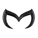 Coepoch Mazda Black Sporty Metal Evil 'M' Rear Trunk Badge Decal Emblem Matte 3 5 6 M3 M5 M6