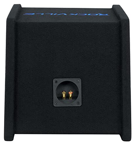 Rockville RV10P 10" 500W Car Audio Subwoofer in Vented Enclosure, 4 Ohm, Deep Bass, Compact Design, Durable Build, for Car Audio Enthusiasts - Image 6