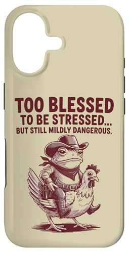 Too Blessed To Be Stressed �ʔ����J�G�� �X�}�z�P�[�X iPhone 17 �p